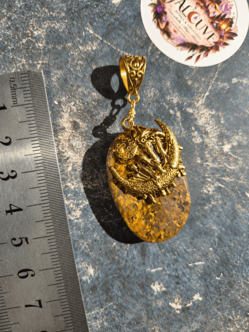 Amulette Bronzite -Champignon d’automne