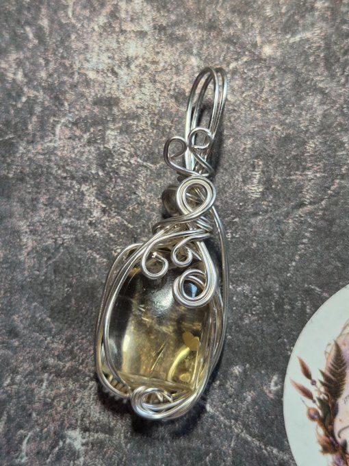 Amulette ✨Citrine -abondance , joie 