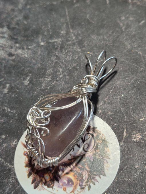 Pendentif  Amétrine  Large -Pierre de de Créativité & Abondance ✨ 