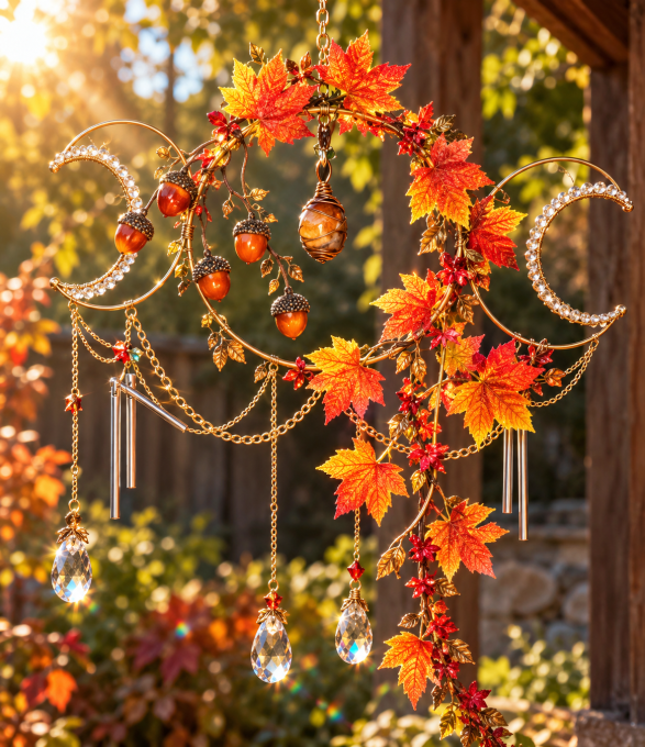 Sun Catcher Triple Lune automne