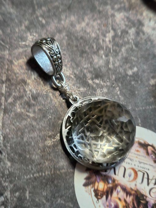 Amulette Cristal de roche astro-Énergies, Clarté et Harmonie  