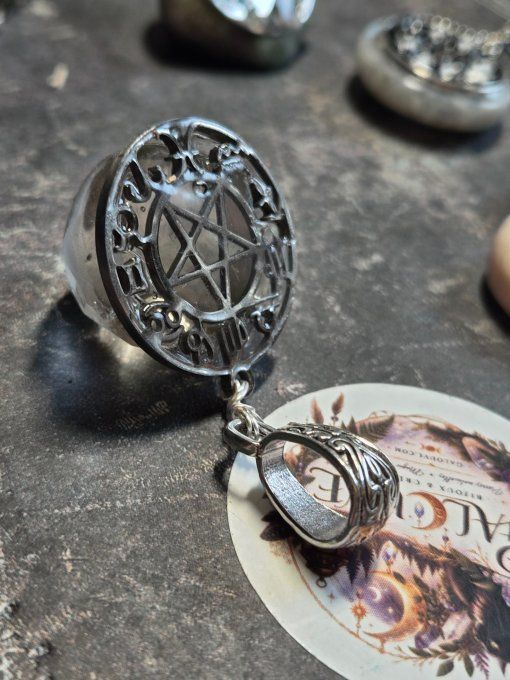 Amulette Cristal de roche astro-Énergies, Clarté et Harmonie  