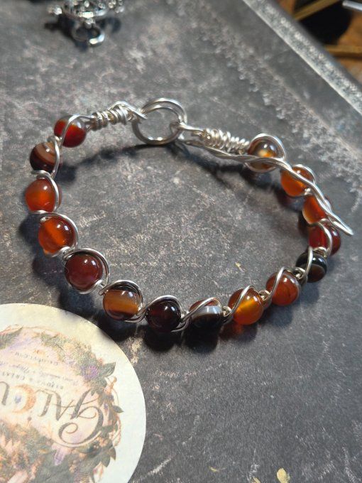 Bracelet Sardonyx – Stabilité, Protection & Force Intérieure