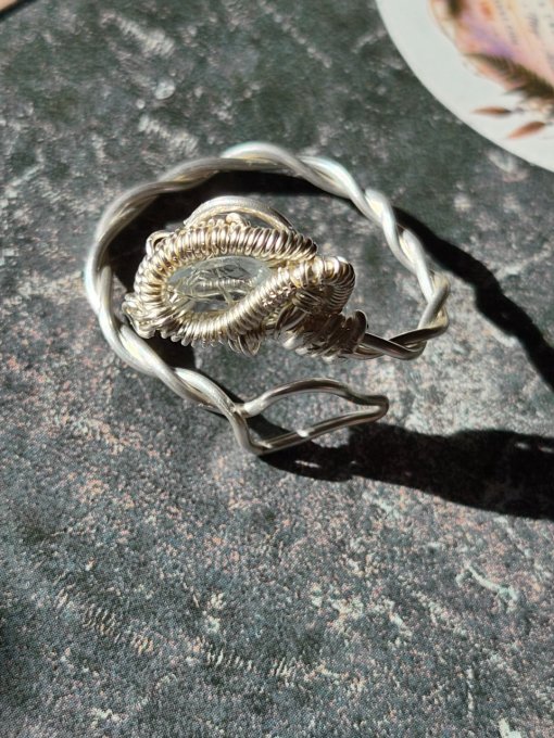 Bague topaze facette poire 6 mm- Galouve