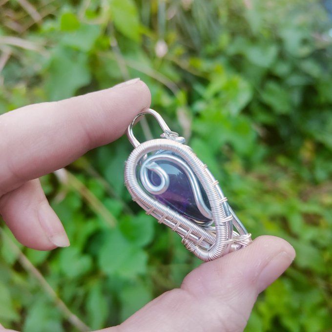 Broche Améthyste 