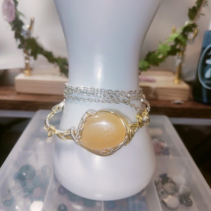 Charms Calcite jaune ✨Promo