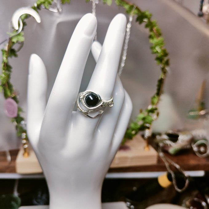 Bague oeil celeste