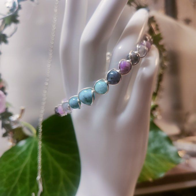 Bracelet Oni :Mes peurs Cachées  - 6 MM