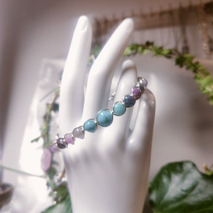 Bracelet Oni :Mes peurs Cachées  - 6 MM