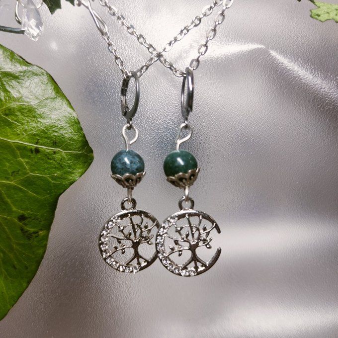 Boucle agate mousse 