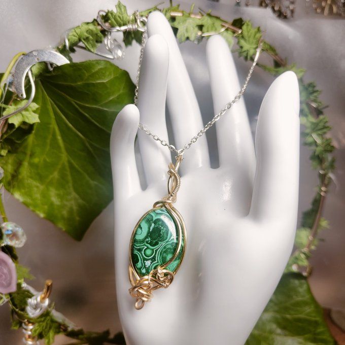 ✨ Chrysocolle Malachite : Paix, Guérison et Protection ✨