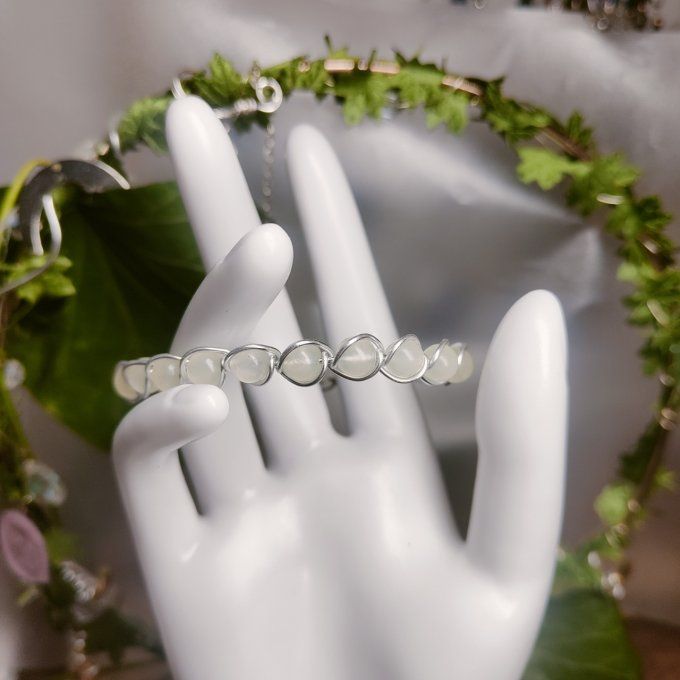  JADE de chine - 6mm Bracelet -✨Pierre d'équilibre et de prospérité ✨