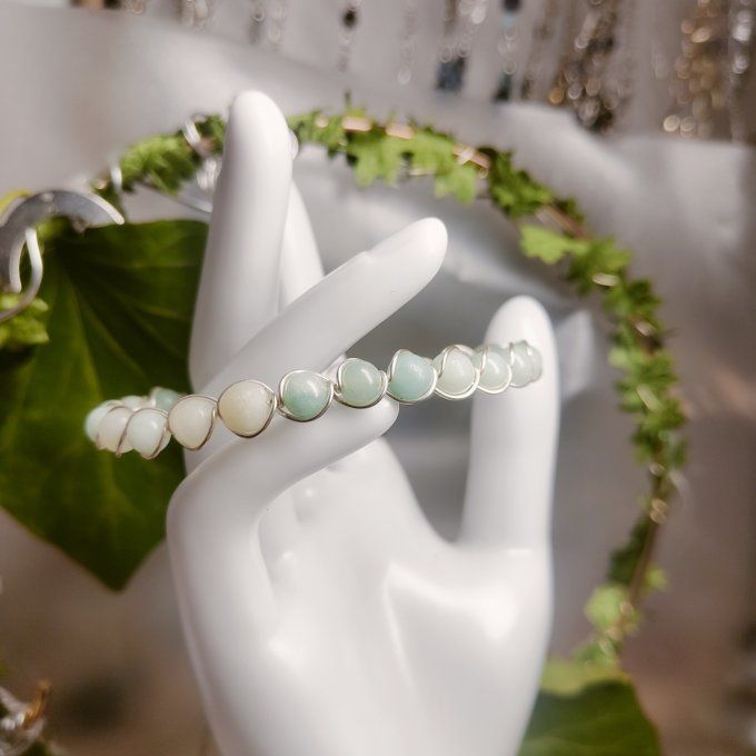 Amazonite -6mm Bracelet ✨ pierre de l'espoir ✨