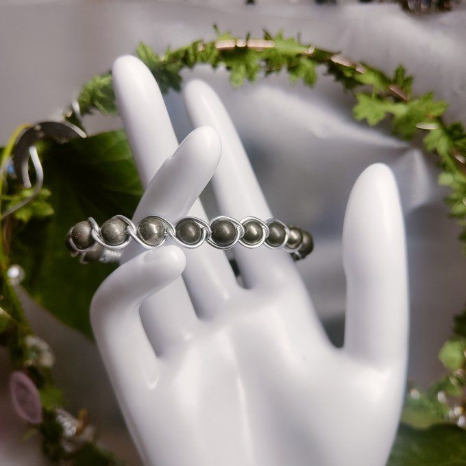 Pyrite - 6mm Bracelet ✨Protection, Énergie et Clarté ✨