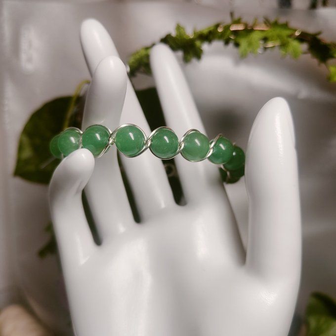 Aventurine verte ✨6/8 mm✨ Bracelet de la prospérité 