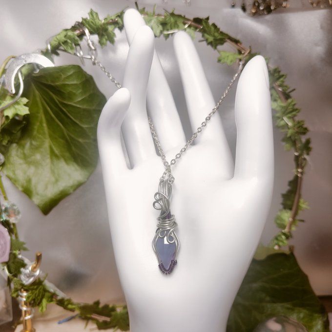 Calcédoine Violette – ✨Pierre de Perception et d’Ouverture Spirituelle✨