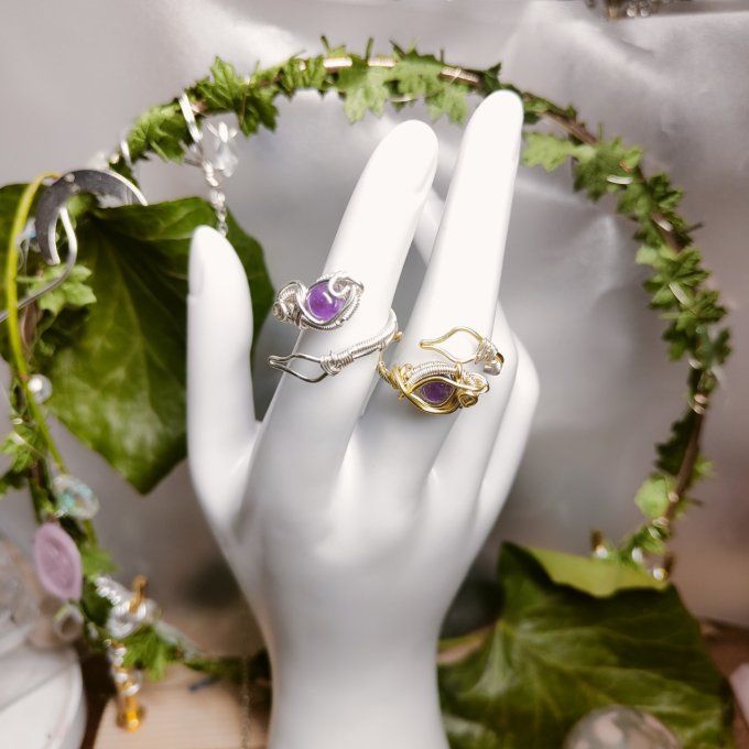 Bague améthyste 