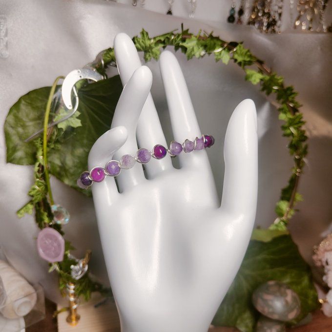 Bracelet sugilite - 6mm