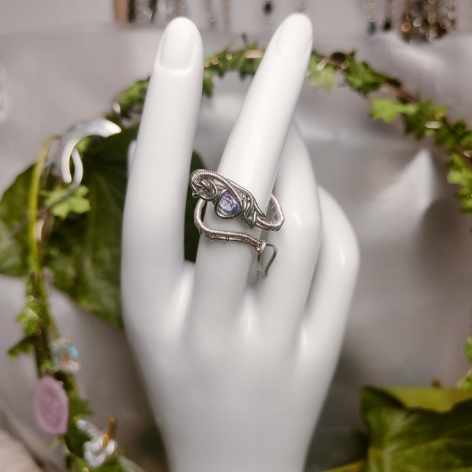 Bague Tanzanite- ajustable 