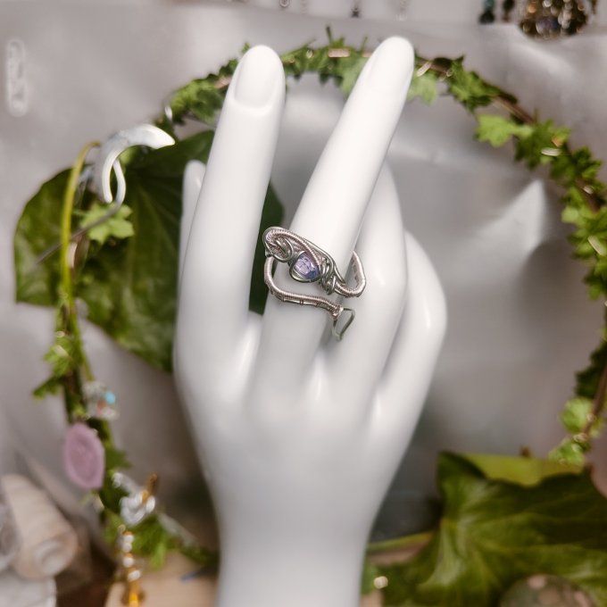 Bague Tanzanite- ajustable 