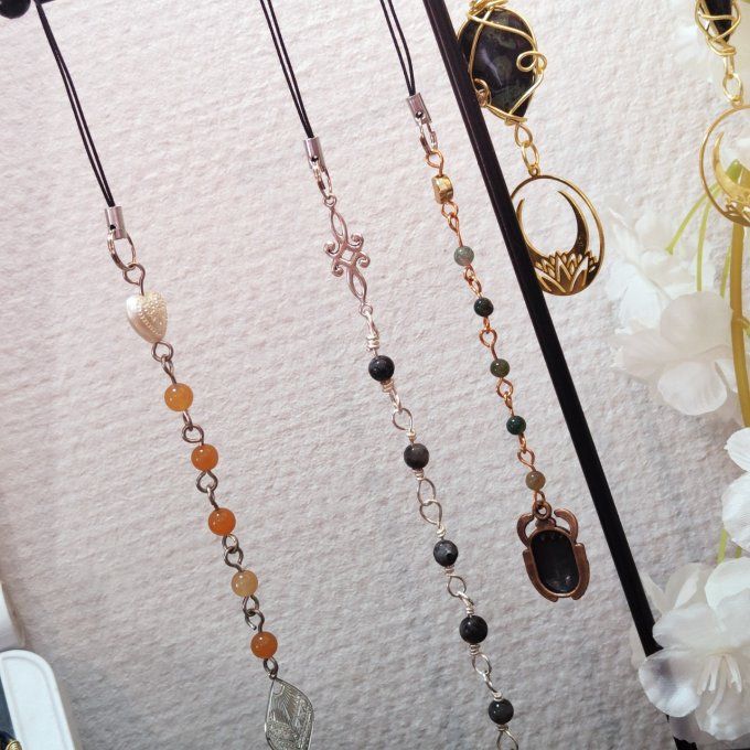 Bijoux de téléphone /porte clé a composée 