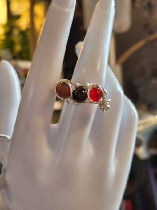 Bague verticale feux d’Été -