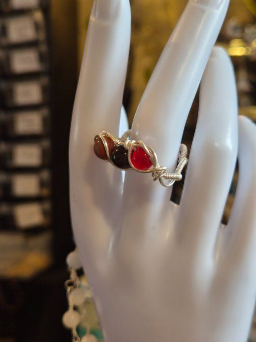 Bague verticale feux d’Été -