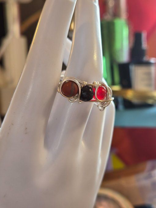 Bague verticale feux d’Été -