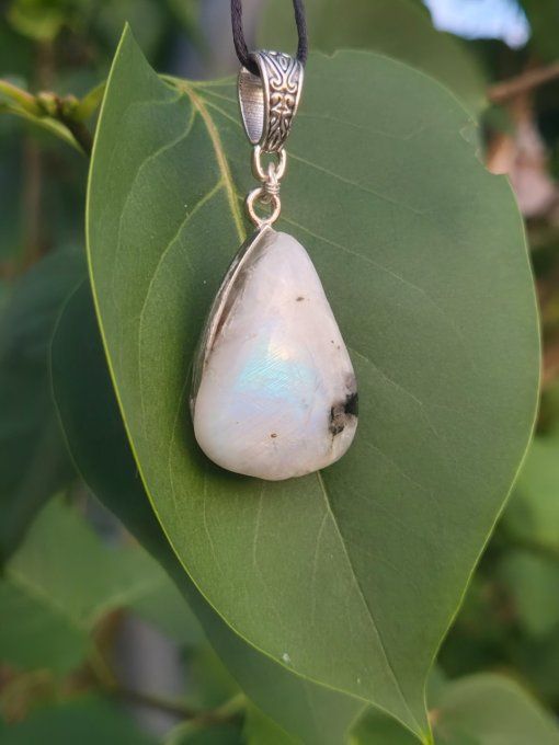 Pendentif Pierre de lune Péristerite 