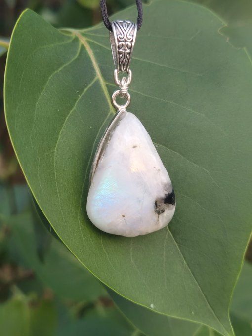 Pendentif Pierre de lune Péristerite 