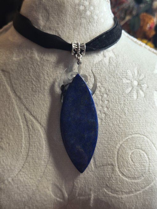 Pendentif  lapis Lazuli  - sagesse et verité
