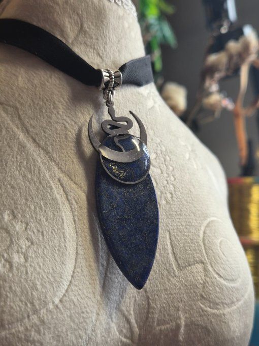 Pendentif lapis Lazuli - sagesse et verité