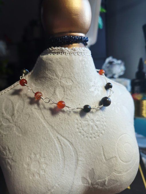 Rivières de perles : chevillère 