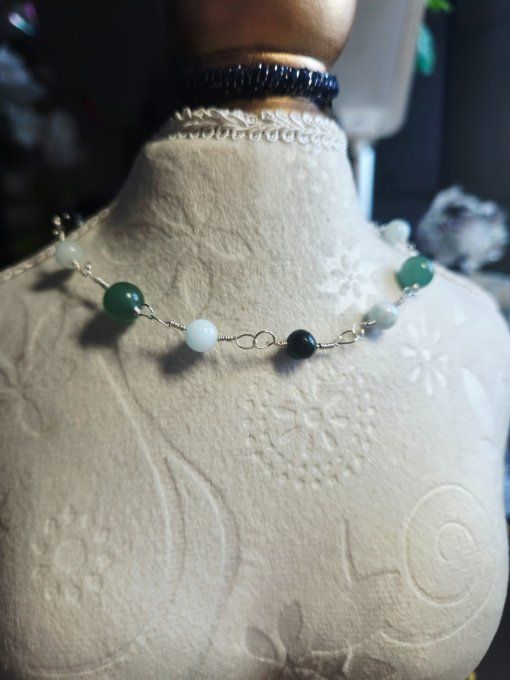 Rivières de perles : chevillère 