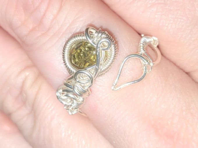 Bague Ambre de La Baltique doublet ✨serenité joie et clarté  