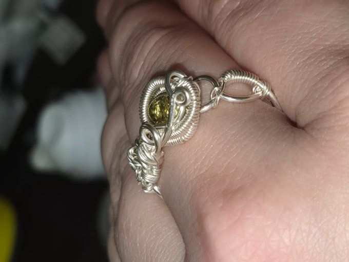 Bague Ambre de La Baltique doublet ✨serenité joie et clarté  