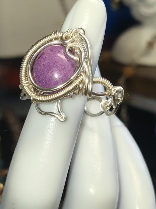 Bague stichtite argent : Compassion liberation 