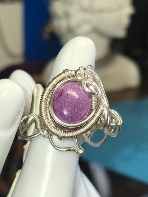 Bague stichtite argent : Compassion liberation