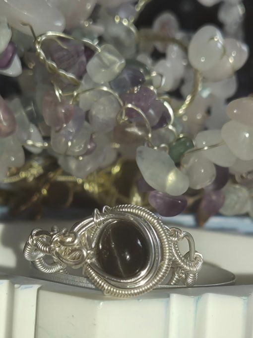Bague Oeil de chat - Chrysoberyl : protection et peurs 