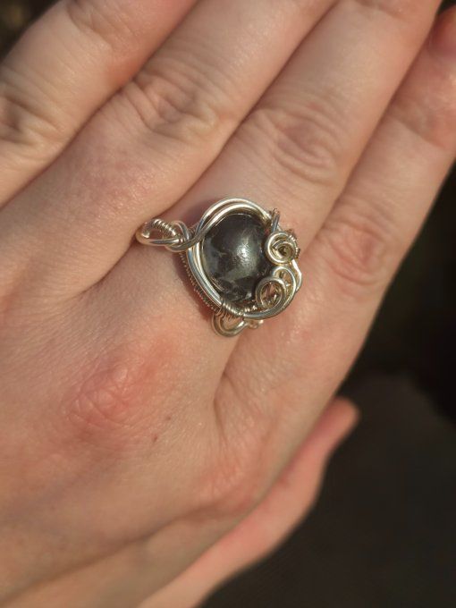 Bague Sodalite - peurs et sommeil- Bleu sombre 