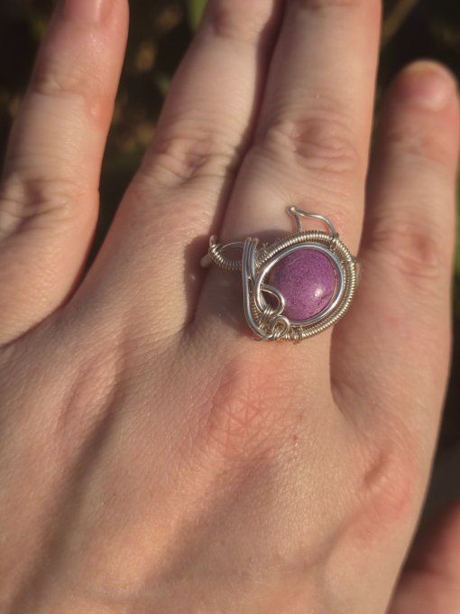 Bague stichtite argent : Compassion liberation