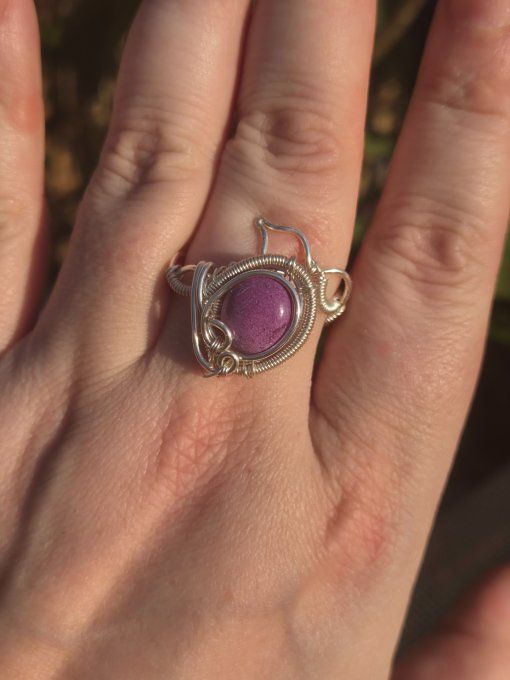Bague stichtite argent : Compassion liberation 