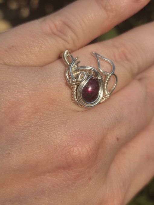 Bague Rubis Étoile – Passion Et Vitalité  