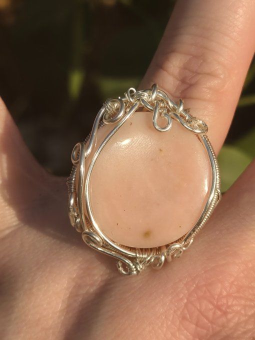 Bague chevalière Rose – Harmonie Émotionnelle & Protection Du Cœur 