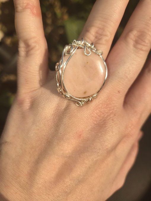 Bague chevalière Rose – Harmonie Émotionnelle & Protection Du Cœur 