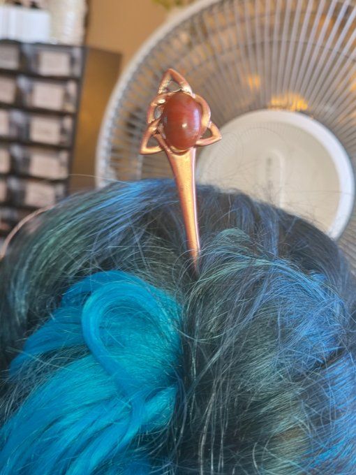 Pic à chignon Cornaline 