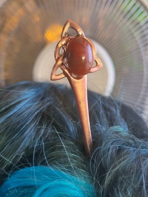 Pic à chignon Cornaline 