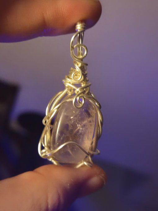 Pendentif  Amétrine  Large -Pierre de de Créativité & Abondance ✨ 