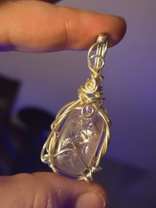 Pendentif  Amétrine  Large -Pierre de de Créativité & Abondance ✨ 