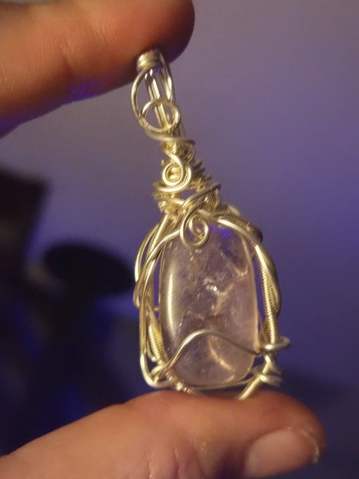 Pendentif  Amétrine  Large -Pierre de de Créativité & Abondance ✨ 